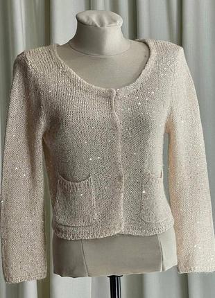 Шикарна ошатна кофточка болеро кардиган