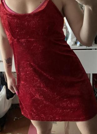 Велюрове плаття ,оксамит червоне♥️❤️‍🔥