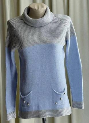 Теплый шерстяной свитер джемпер кофта1 фото