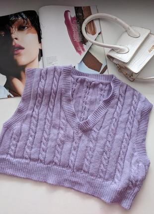 Жилетка/безрукавка в'язана