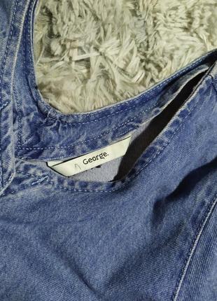 Актуальна джинсова сукня плаття міні на гудзиках розмір xs бренду george6 фото