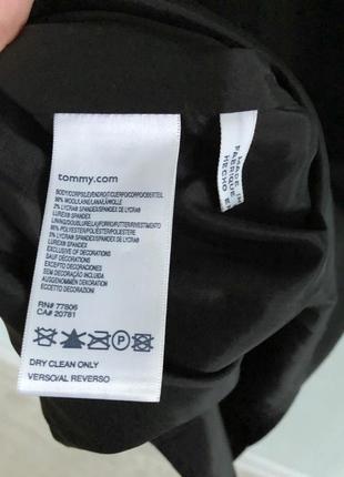 Брендове чорне плаття tommy hilfiger 98% вовна4 фото