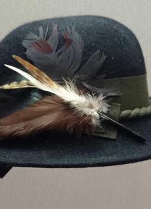 Шляпа охотника австрийская охотничья шляпа4 фото