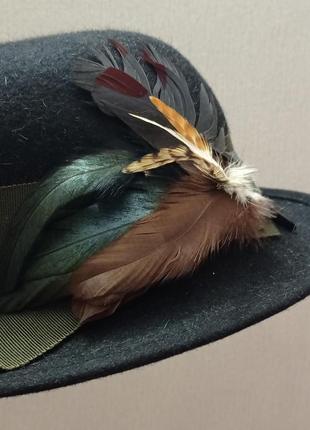 Шляпа охотника австрийская охотничья шляпа3 фото