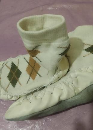 Детские тапочки с носочками