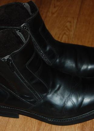 Кожаные зимние ботинки 44 р claudio conti7 фото