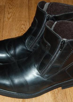 Кожаные зимние ботинки 44 р claudio conti6 фото
