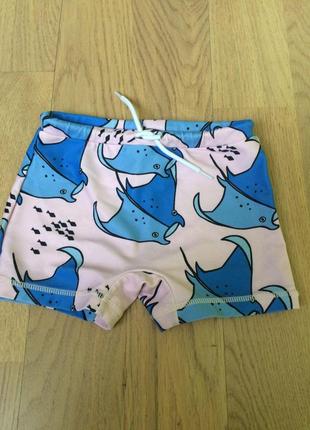 Плавки шортики купальные next на 4-5 лет