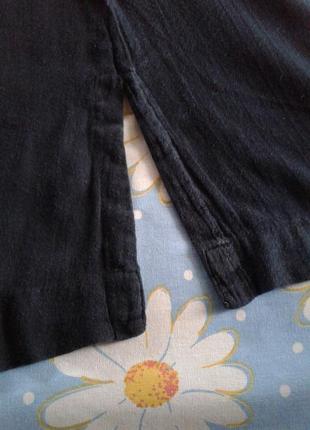 Брендовая черная хлопковая батистовая блузка с длинным рукавом only батал9 фото