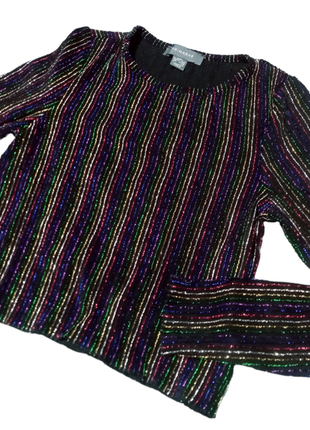 Блискучий топ з рукавами люрекс primark