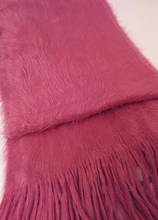 Fiore! шарф яркий розовый мягкий и уютный4 фото