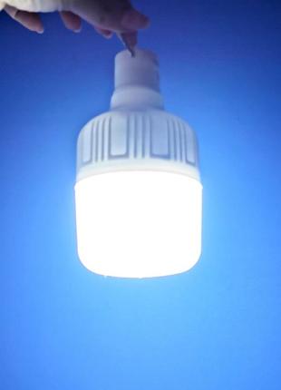 В наявності 100w. аварійний ліхтар. акб led лампа, кемпинговый фонарь.1 фото