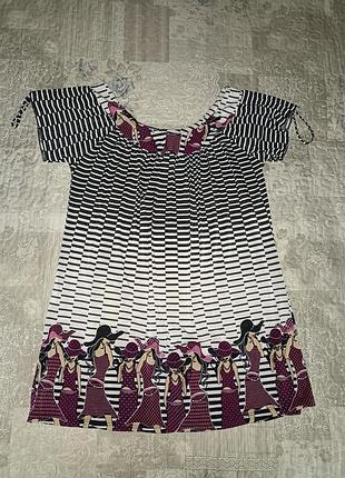 Блуза удлиненная, туника 330