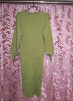 Очень красивое  вязаное платье 👗👗👗миди