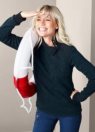 Якісний стильний в’язаний светр з флісу 48-50 р. л-хл