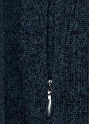 Якісний стильний в’язаний светр з флісу 48-50 р. л-хл5 фото