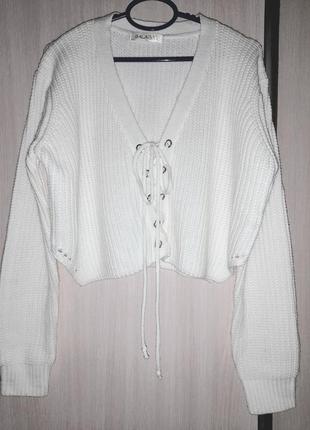 Джемпер білий молодіжний м-л 46-48 р.