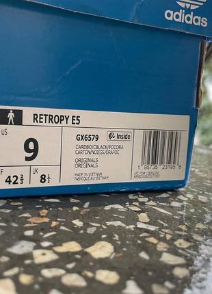 Кроссовки adidas retropy e5 brown 8