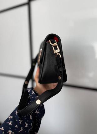 Женская черная сумка с ремешком через плечо 🆕сумка кросс боди5 фото