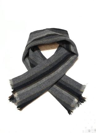 Мужской теплый шарф винтаж st. michael 💯 шерсть  lambswool2 фото