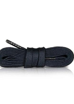 Кевларовые шнурки для обуви worker walker xtr pro плоские 8 мм черные2 фото