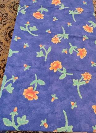 Красивая натуральная скатерть 213*140