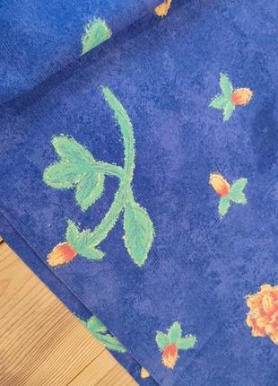 Красивая натуральная скатерть 213*140