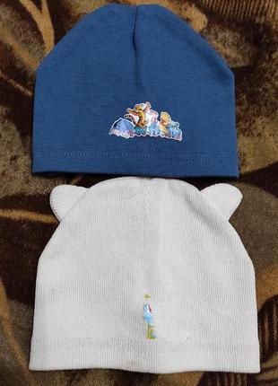 Две шапочки для младенца1 фото