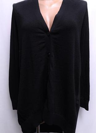 Вовняний шовковий кардиган у стилі оверсайз cos /1832/