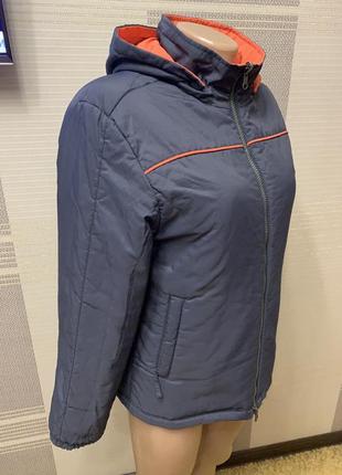 Шикарная двухсторонняя куртка с капюшоном. 8-10 рр. nike6 фото