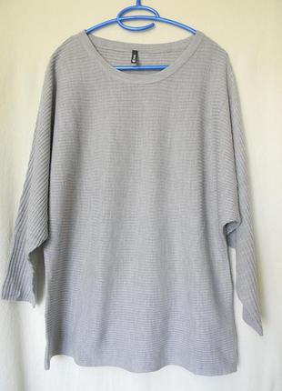 Chicoree сірий  джемпер жіночий летюча миша р.м/l/xl