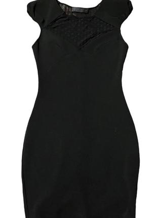 Маленька чорна сукня трикотаж3 фото
