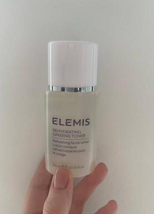 Тонер для обличчя elemis — rehydrating ginseng toner (50 мл)1 фото