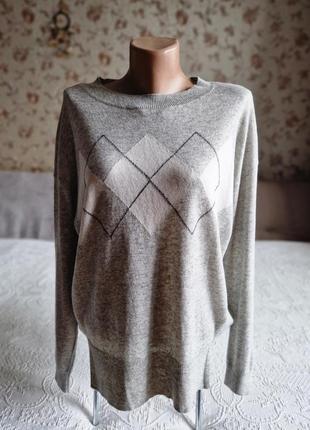 💖💖💖 женский тонкий свитер оверсайз пуловер шерсть limited tcm tchibo1 фото