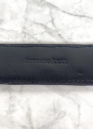 Чоловічий ремінь stefano ricci під шкіру крокодила синього кольору, розмір 120