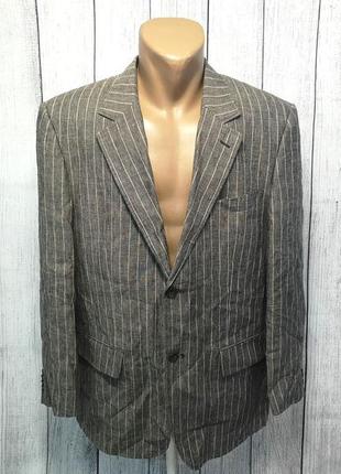 Пиджак стильный tailor & son, 52 (l), linen, как новый!