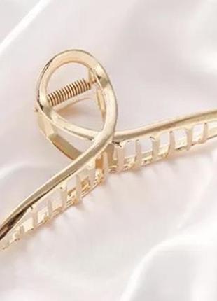 Золотистий крабік для волосся