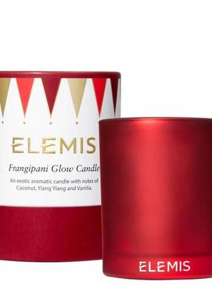 Свеча с ароматом "франжипани" elemis frangipani glow candle 210 г