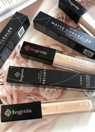 Консилер 02 т для обличчя bogenia matte velvet