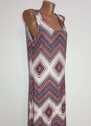 Сарафан peacocks, размер 14, l как новый!