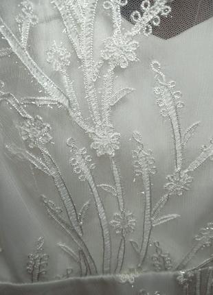 Сукня у білому кольорі на свято/ весілля / день народження.4 фото
