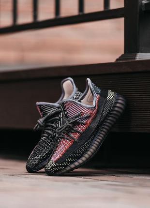 Кросівки adidas yeezy boost 350v2 повний рефлектив2 фото