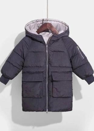 Комфортная детская куртка на зиму1 фото