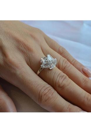 Кольцо из серебра необычное