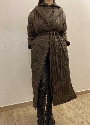 Зимняя куртка-пальто(куфайка) от украинского бренда shypelyk3 фото
