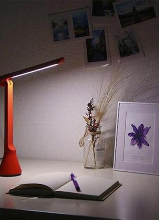 Настольная лампа с аккумулятором yeelight usb folding charging table lamp yltd11yl