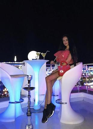 Топ красный в горошок 2