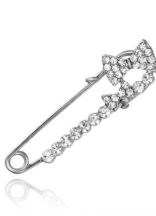Брошка шпилька в стразах, нова! арт. 2957