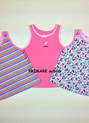 Майки для дівчинки єдинороги primark2 фото