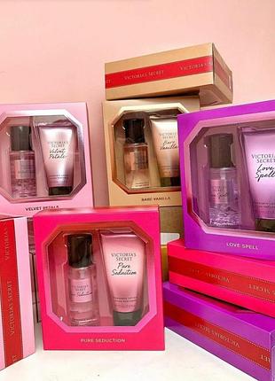 Victoria's secret подарунковий набір набор спрей міст лосьйон дузи вікторія сікрет виктория сикрет